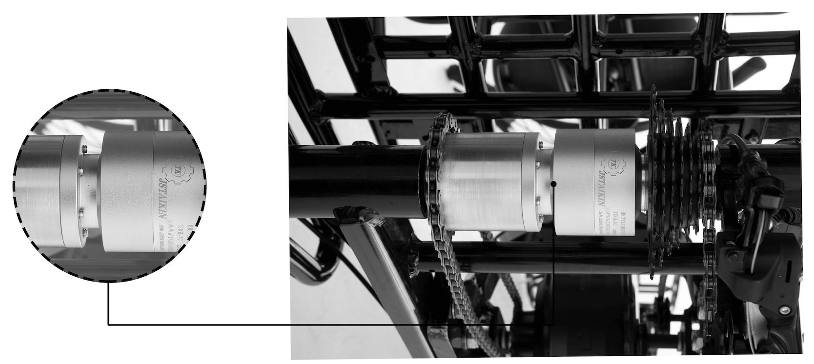 SOBOWO polarbear electric tricycle differential