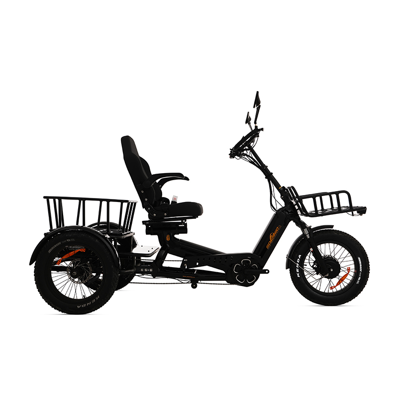 2000W 200Nm Torque 130Ah Semi-Recumbent Electric Tricycle - Sobowo Mike Cruiser 2024