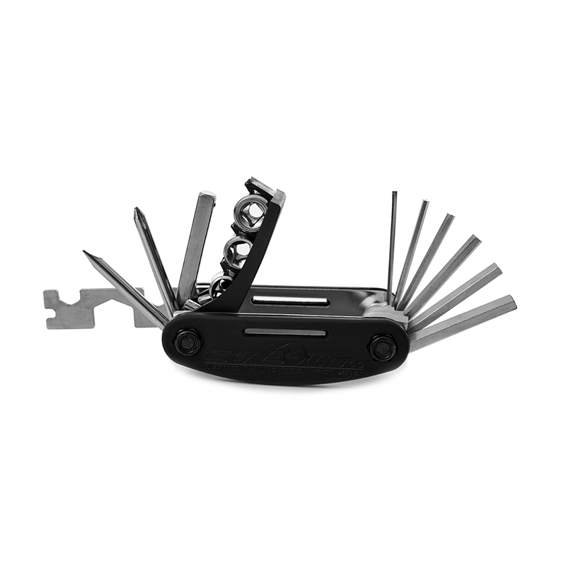 Sobowo Electric Bike Multi-Purpose Hex Key Screwdriver Phillips Slotted 1/4" Drive Wrench & Sockets Set